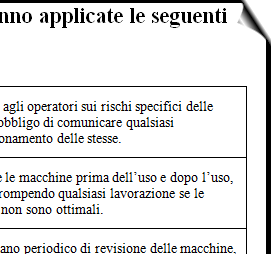 stralcio relazione valutazione vibrazioni